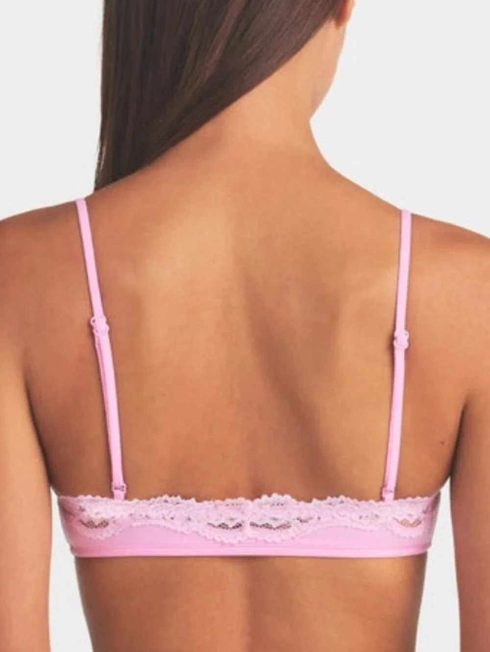 SKIMS FITS EVERYBODY LACE SCOOP BRALETTE L